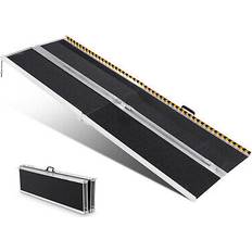 Hälsovårdsprodukter VEVOR folding wheelchair ramp portable aluminum threshold ramp 7 ft 800 lbs