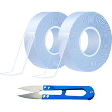 Blue Curtain Accessories Curtain Drapery Ring Glide Tape