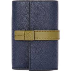 Loewe Small Calfskin Vertical Wallet - blue One