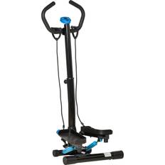 Fitness Machines Soozier Twist Stepper Machine with Resistance Bands, Adjustable Workout Fitness Equipment with Handle Bar and LCD Display for Home Gym Exercise