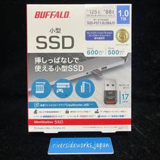 Buffalo ultra compact portable ssd 1tb usb3.2 gen2 ssd-pst1.0u3-ba Black 1 TB