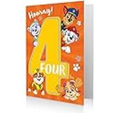 Paw Patrol Paw Patrol Age 4 Birthday Card