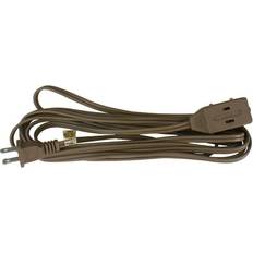 Brown Power Strips & Extension Cords Bed Bath & Beyond 15' Indoor Power Extension Cord 3-Outlets and Safety Lock Brown 15'