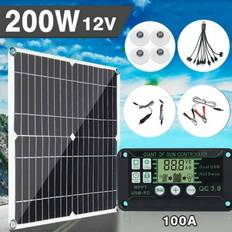 Solar Panels JahyShow Sold by: ONEMAYSHIP LLC, Emergency Power Solar Kit 200W Solar Panel Charger for All Your Needs