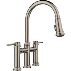 Blanco Kitchen Faucets Blanco Empressa 2-Handle Pull-Down Bridge Kitchen