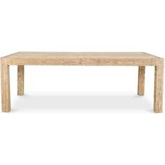 Moes Home Collection Evander Natural Dining Table 39x86.5"