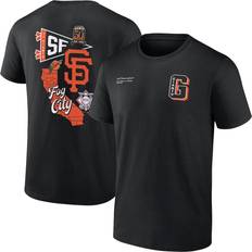 San Francisco Giants T-shirts Fanatics Men's Black San Francisco Giants Split Zone T-Shirt Black