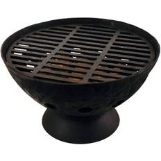 Black Cast Iron Fire Pit Bowl 56 cm