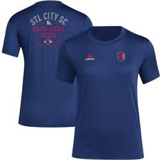 Adidas T-shirts Adidas Women's Navy St. Louis City Sc Local Stoic T-Shirt Navy