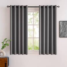 Curtains & Accessories MIULEE Grey Blackout 54-inch Drop
