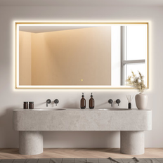 Bathroom Mirrors Altair Apollo Rectangular Anti-Fog Dimmable Modern