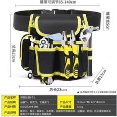 DIY Accessories Maxpower yellow NEW Multi-functional Electrician Tools Bag Waist Pouch Tool Bags Belt