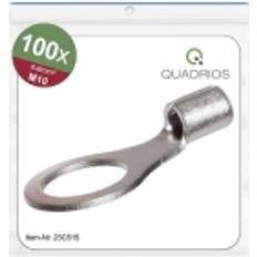 Quadrios 23C515 Ring terminal Cross section max.=6 mm² Hole Ø=10.5 mm Not insulated 100 pcs