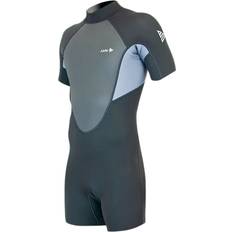 Grey Wetsuits Alder Mens Impact 3/2mm Shortie Wetsuit Grey