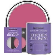 Paint Rust-Oleum Kitchen Tile Gloss RIPPLE Wood Paint Pink