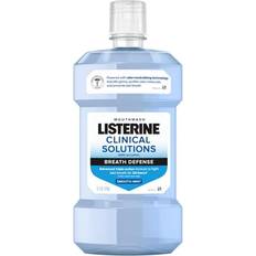 Johnson & Johnson Clinical Solutions Breath Defense Zero Alcohol Mouthwash Alcohol-Free Mouthwash