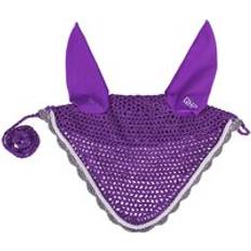 Purple Bridles & Accessories QHP Ear Bonnet - Purple