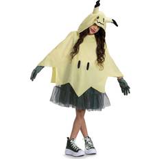Disguise Deluxe Pokémon Mimikyu Girls Costume Yellow Gray