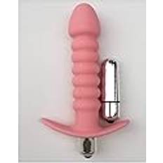 CIONIC Analplugg 1/10 Speed ​​Silikon Anal Plug Dildo Vibrator Prostata Massage Rump Pärl Stimulering Sexleksaker Par Onani rosa-10 hastigheter