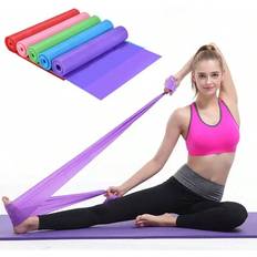 Fitness Shein pc Yoga Rubber Elastic Tension Belt Fitness Stretch Training Resistance Band Yoga Pilates Equipment