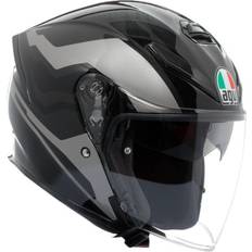 AGV Motocross Helmets Motorcycle Helmets AGV K5 Jet Evo Open Face Helmet Black