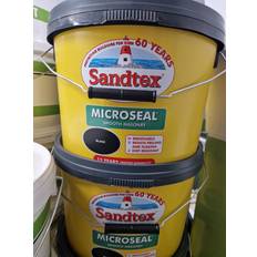 Sandtex Black - Concrete Paint Sandtex 10lt microseal breathable Concrete Paint Black 9.99L