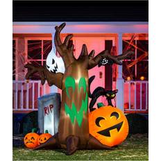 Halloween Decoraciones Inflables Joiedomi Inflatable Jumbo 8FT Tall RIP Tree Halloween Decoration Brown&#47 Green&#47 Orange One-Size