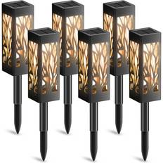 LimbO Solar Powered Lights Outdoor, 6 Pieces Garden Decoration Solar