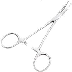 Grandado Rustfritt stål hemostatisk klemme tang kjæledyrhår klemme fiske låsynge kirurgisk tang epilering håndverktøy buet/rett spiss