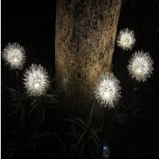 20CM Solar Aluminium Wire Patio Dandelion Landscape