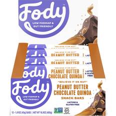 Fody Peanut Butter Chocolate Quinoa Bars 12 Bars