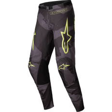 Gula Motorcykelbyxor Alpinestars Racer Hollow Crossbyxor Mörk Camo-Fluo Gul