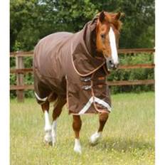 Equitazione Coperta da esterno per cavalli con copricollo Premier Equine Titan 300 Marron