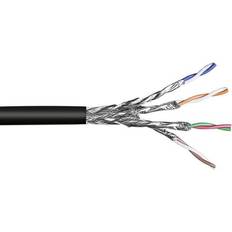CommScope Elartikler CommScope Datakabel KAT6A/7 S/FTP 1X4P 600MHZ Dca 500m Sort 500 meter