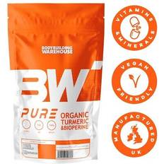 Pure organic turmeric curcumin & bioperine 120 veggie capsules 510mg