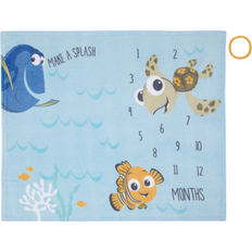 Baby Blankets on sale Disney Finding Nemo Make a Splash Milestone Baby Blanket Blue 50.0 In. L X 40.0 In. W X 50.0 In. H