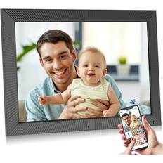 Digital Photo Frames FULLJA Dual-WiFi Digital Photo Frame Picture Frame 32GB Motion Sensor