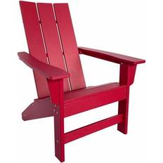 Porch & Den Marina All Weather Poly Lumber Adirondack