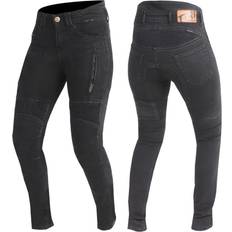 Trilobite Parado Black Monolayer Slim Motorrad Jeans, schwarz, Größe Damen