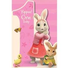 Peter Rabbit Age 1 Birthday Card