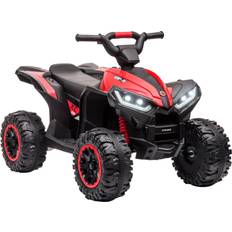 Homcom 12V Electric Quad Bikes for Kids Ride On Car ATV Toy for 3-5 Years Red