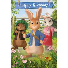 Peter Rabbit Children's birthday card birthday card includes envelope 9x6 inches