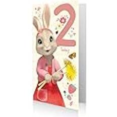 Peter Rabbit Offizielle Peter Hase Geburtstagskarte 2. Geburtstag