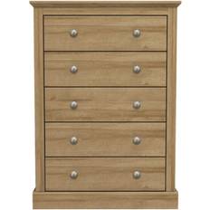 NetFurniture Kent 5 Oak Chest of Drawer
