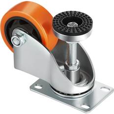 DIY Accessories VEVOR Leveling Casters Adjustable PVC Plate Mounted Caster 720 lbs Set of 4