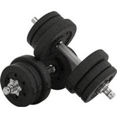 Homcom 25KG Adjustable Weights Dumbbells Set, Dumbbell Hand Weights for Office Gym Body Fitness Lifting Training