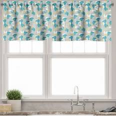 Valances Ambesonne Floral Valance Pack of 2 Complexity Summer Petals