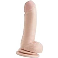 Sexleksaker Pipedream Rörform Basix Gummi Works 20 cm Dong med sugkopp unisex kött