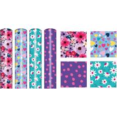 Female Wrapping Paper 4 Rolls 3M Birthday Wedding Floral Heart Dot