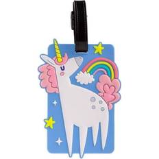 White Luggage Tags Puckator luggage tag unicorn magic